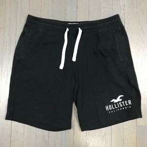 Hollister California Black Sweatpant Lounge Shorts